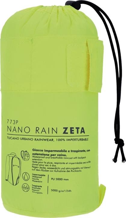Produktbild Tucano Urbano TU Nano Regenjacke Zeta Unisex gelb L (Damen, L)