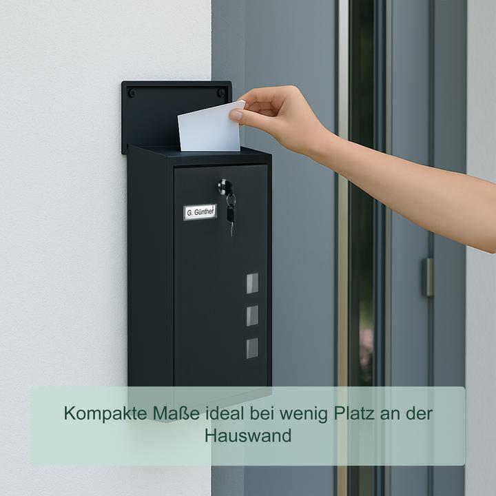 Actual product image Relaxdays Briefkasten Hochformat