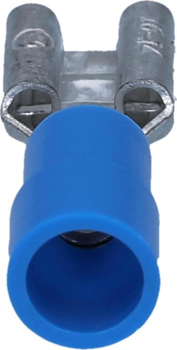 Immagine prodotto Kalitec 10 FHB638 terminale a lama blu 6,3x0,8 I connettore per cavo 1,5-2,5mm² I parzialmente isolato I Me