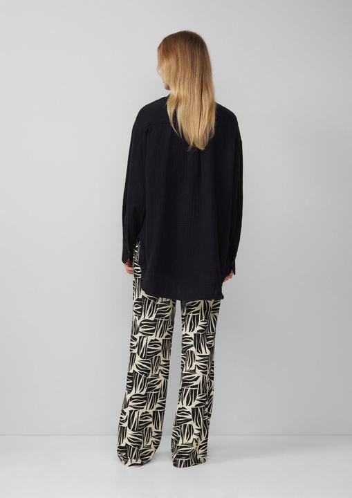 Immagine prodotto s.Oliver Bluse Oversized Bluse aus Musselin (M)