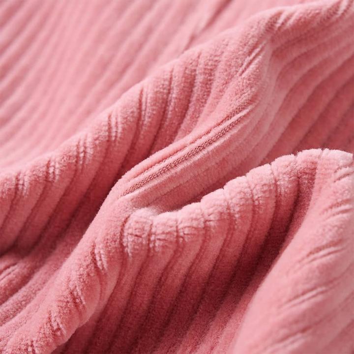 Actual product image VidaXL Children's dungaree dress corduroy light pink 92,Material: 58 % cotton (92)