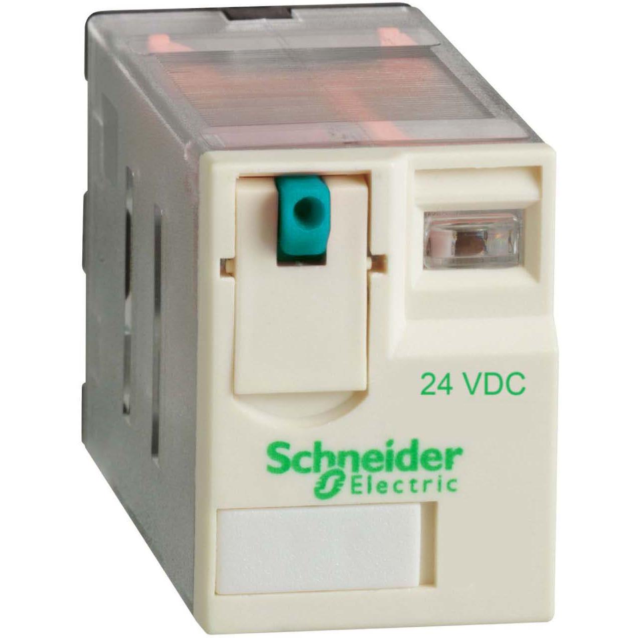 10x Schneider Electric Plug-in relay, 15A, 250 V, rpm + options, Relais