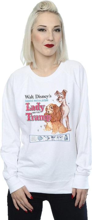 Produktbild Disney Lady And The Tramp Distressed Classic Poster Sweatshirt (M)