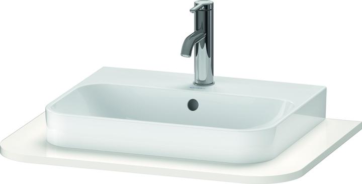 Produktbild Duravit Konsolenplatte HAPPY D.2 PLUS 16x650x480mm m 1 Auss weiss hochglanz