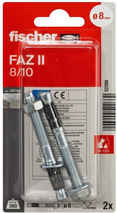Actual product image Fischer Wedge anchor FAZ II Plus 10/10 K (50 pcs.)