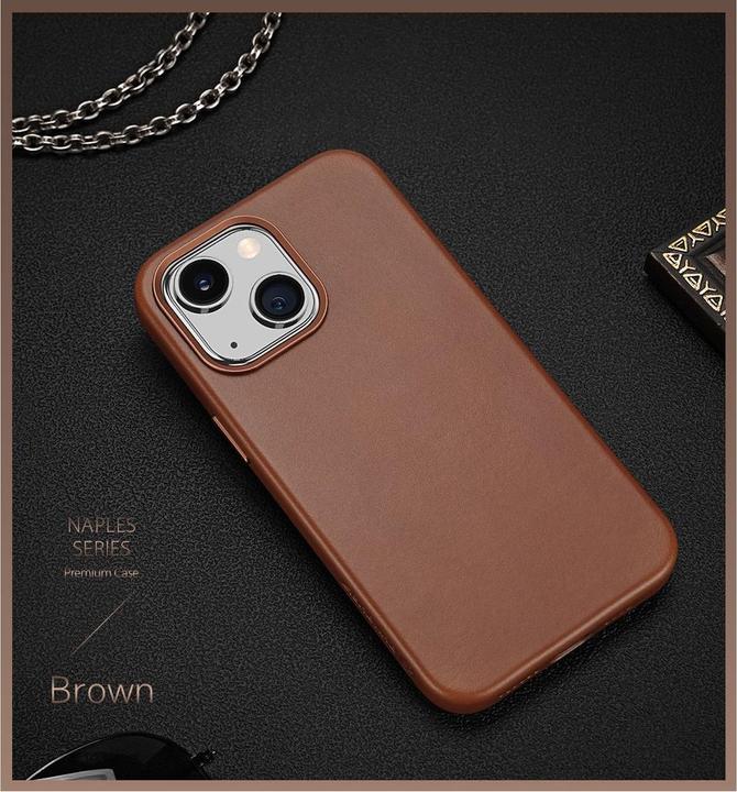 Produktbild Dux Ducis Naples Series Echtleder Hülle (Apple iPhone 14)