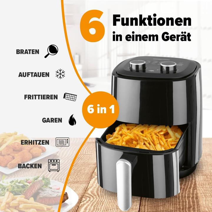 Produktbild Gourmetmaxx Heissluft-Fritteuse Mechanisch 3,1l Heissluft-Fritteuse 3.