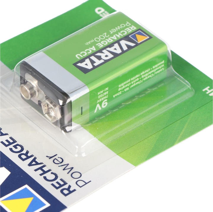 Productafbeelding Varta Accu Power opladen (1 Pcs., 9V Block, 200 mAh)