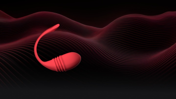 Actual product image Lovense Vulse shock egg