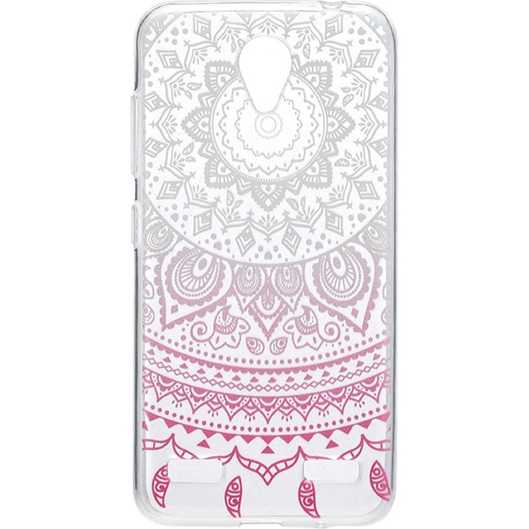 König Design Henna Cover für Handy ZTE Blade A602 Case Schutz Hülle Silikon Bumper Sonne Weiss (ZTE Blade A602), Smartph...
