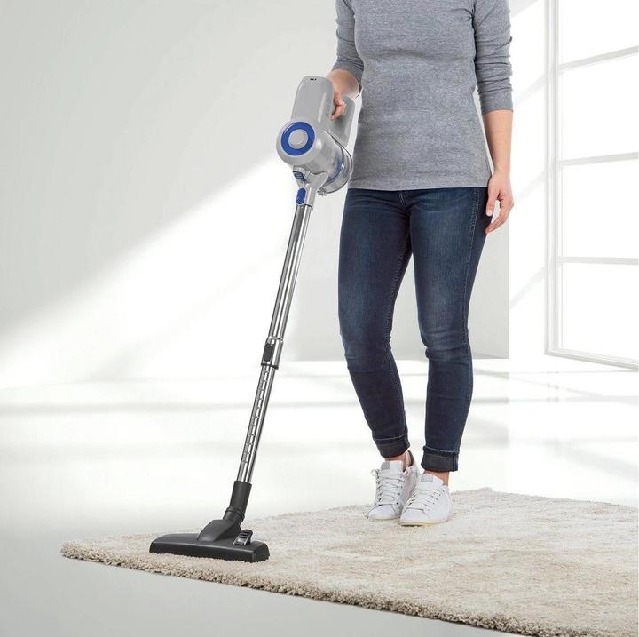Immagine prodotto CleanMaxx Akku-Hand- und Stielsauger Blau/Hellgrau