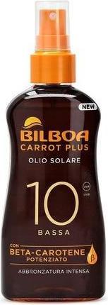 Immagine prodotto Bilboa Protezione solare corpo Olio solare spray Abbronzante SPF10 200ml Protezione bassa (Olio abbronzatura, Fino a SPF 10, 200 ml)