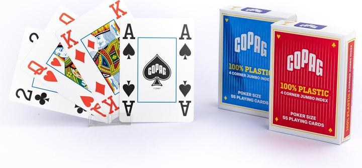 Actual product image Copag Jumbo Index (1 piece - Assorted) (German, 1 - 16 Players)