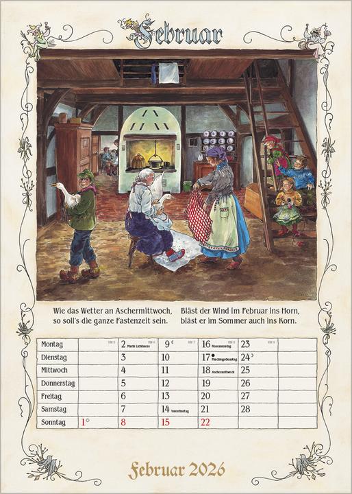 Actual product image Bauernkalender2026 (A3)