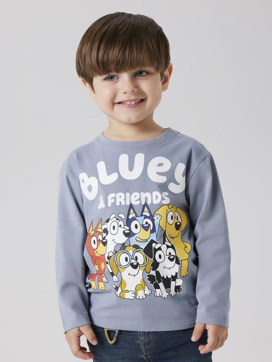 Actual product image Name it Nmmalex Bluey Ls Nreg Top Noos Sky (98)