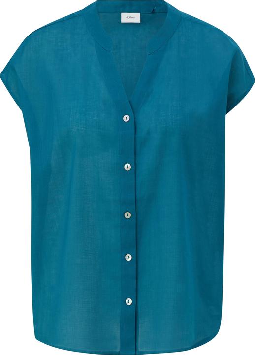 Produktbild s.Oliver Bluse Bluse mit Tunika-Ausschnitt (42)