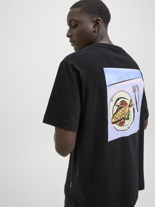 Produktbild Jack & Jones Rückenprint Rundhalsausschnitt T-shirt T-shirt (M)