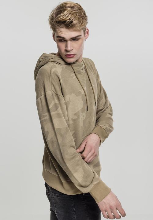 Produktbild Urban Classics High Neck Camo Hoody (M)