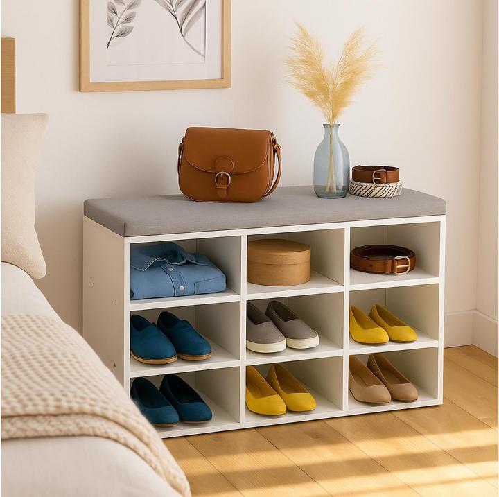 Image du produit Relaxdays Banc chaussures (80 x 31 x 49.50 cm)