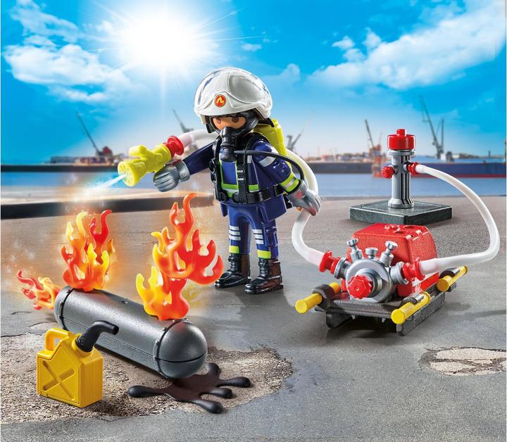 Produktbild Playmobil 71826 Löschung eines Gastanks (71826, Playmobil Action Heroes)