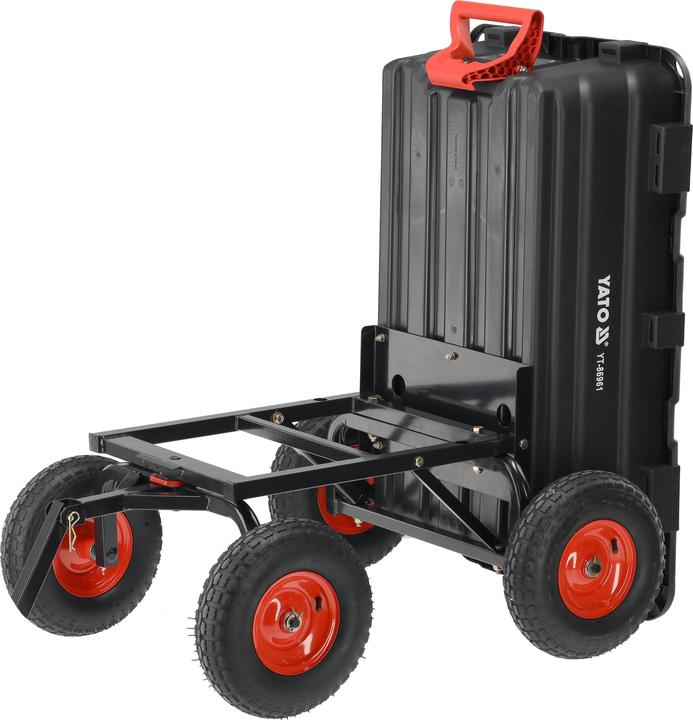 Produktbild Yato Bollerwagen, Tansportwagen, Kippfunktion bis 550kg, 116x81x103cm