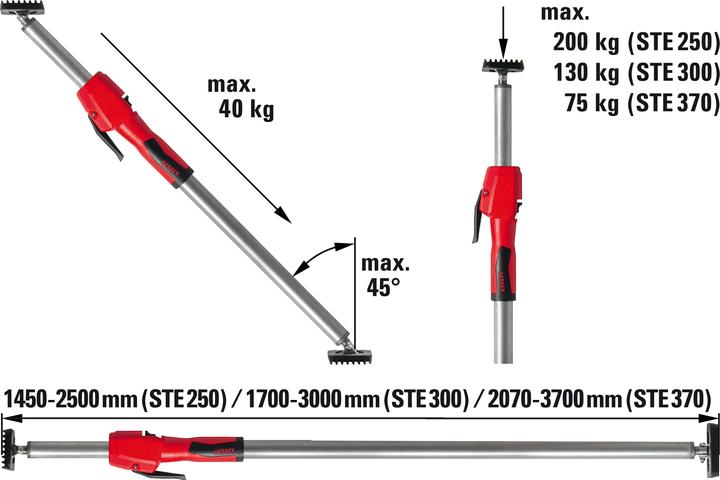 Image du produit Bessey Support de plafond (3700 mm)