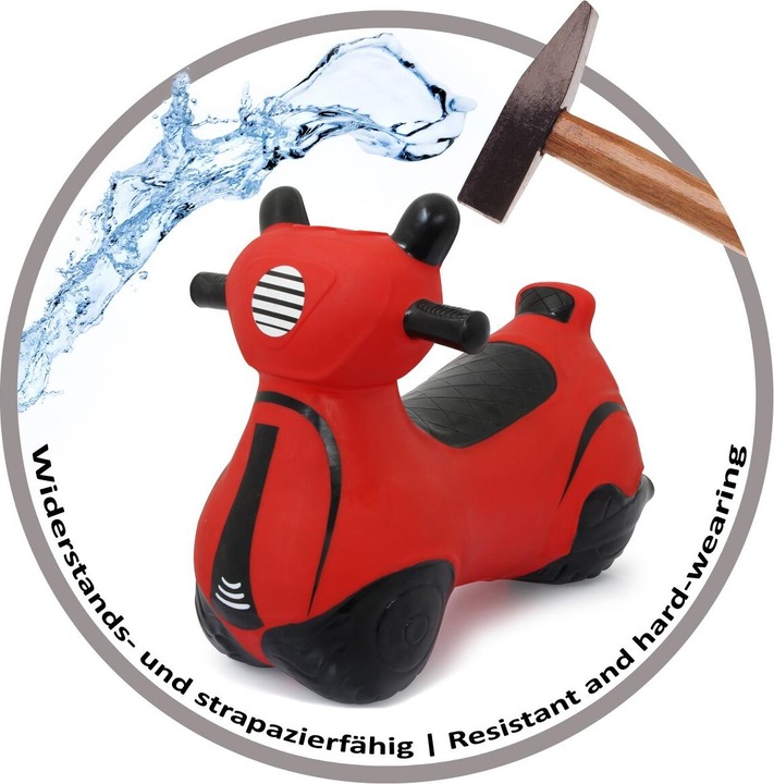 Produktbild Jamara Hop Ball Smile - Trichterball - Junge/Mädchen - 1 Jahr(e) - Gelb - 407 g
