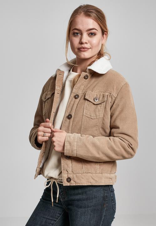 Produktbild Urban Classics Ladies Sherpa Corduroy Jacket (L)