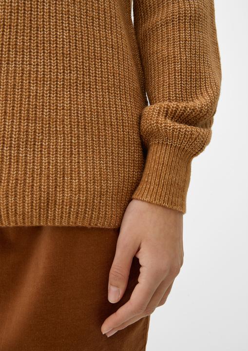 Produktbild s.Oliver Strickpullover Strickpullover mit Rollkragen (38)
