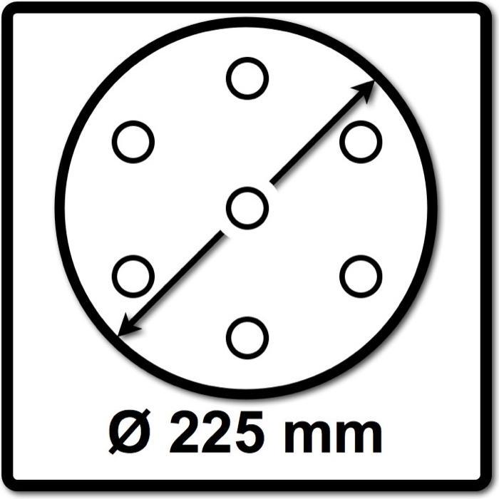 Actual product image Festool Grinding wheel STF D225 P80 GR S/25 (P80)