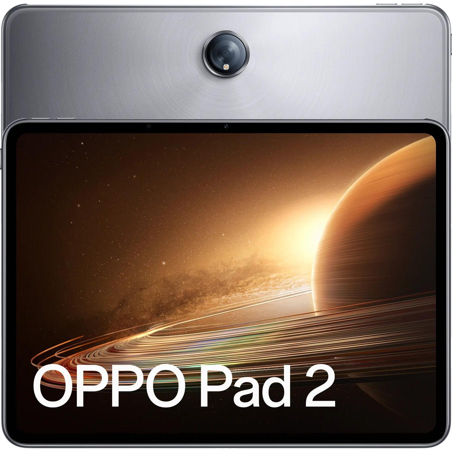 OPPO Pad 2 (5G, 11.61", 256 GB, Grey), Tablet, Grau