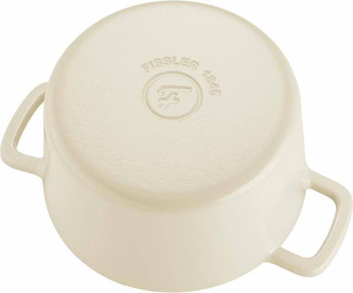 Image du produit Fissler Cocotte en fonte ronde, ivoire blanc (24 cm, Cocotte + faitout, Fonte)