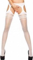 Image du produit Passion Collants jarretelles avec petits cœurs (L, M, S)
