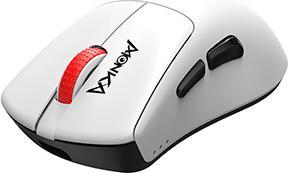 Actual product image Marvo MONKA RAPID Mouse white, 12000DPI, Tri-Mode (Cable, Wireless)