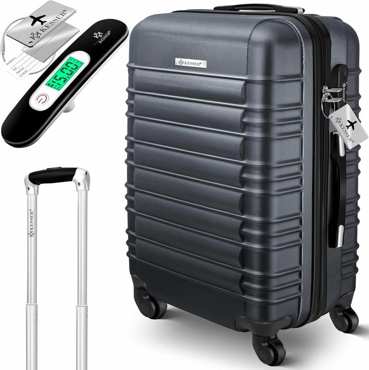 Actual product image Kesser Hartschalenkoffer mit Zahlenschloss, Kofferwaage & Gepäckanhänger (84 l)