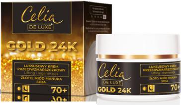 Celia De Luxe Gold 24K 70+ Anti-Wrinkle Cream For The Night 50Ml (50 ml, Nachtcreme)