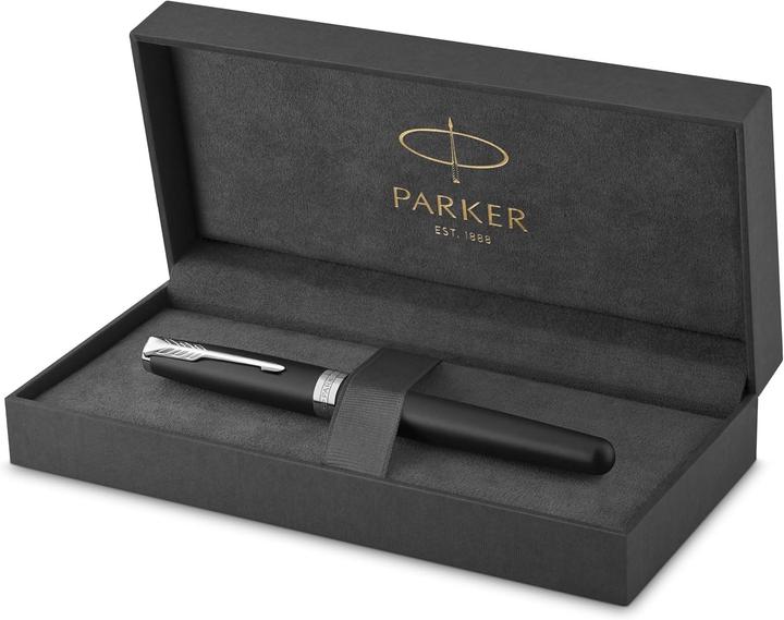 Actual product image Parker Pen Sonnet (Silver-Black, 1 x)