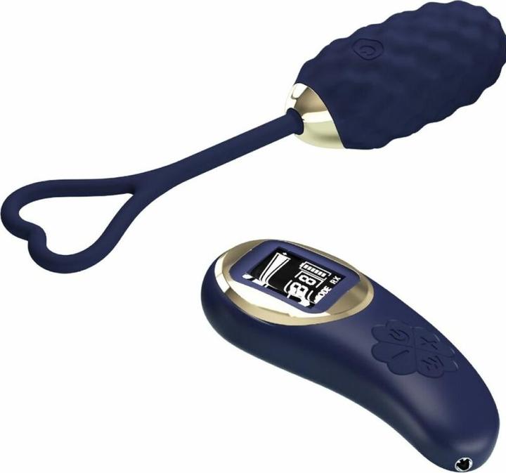 Image du produit Pretty Love Vivian Blue oeuf Vibrant Avec Télécommande