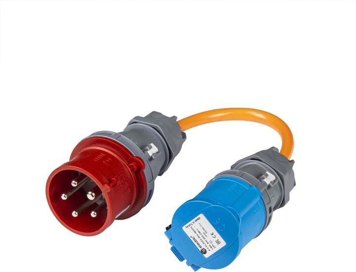 Normrahmen Adapter cable CEE16/3 - CEE16/5 (0.20 m)