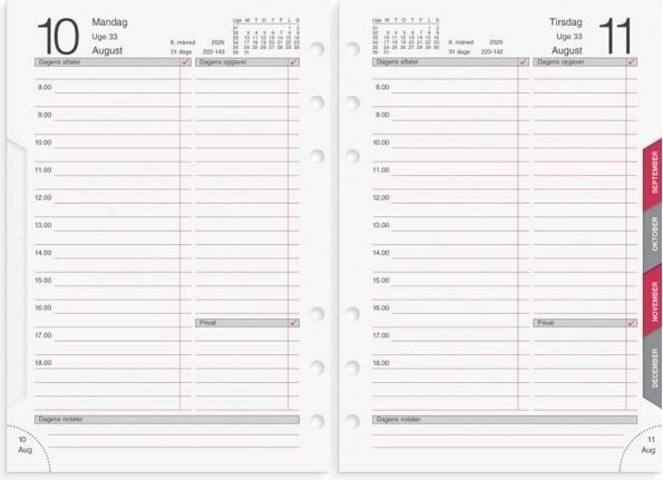 Actual product image Mayland-Burde System MM dagkalender REFILL 2026