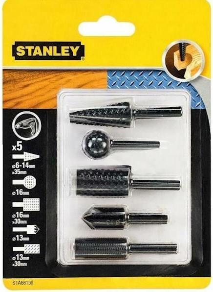 Actual product image Stanley Drill files handle fi = 6mm-set for woodx4 (35 mm)