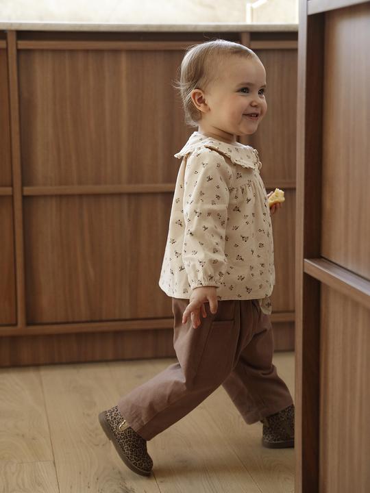 Immagine prodotto Vertbaudet Baby Bluse aus Samt mit Blumenmuster (68)