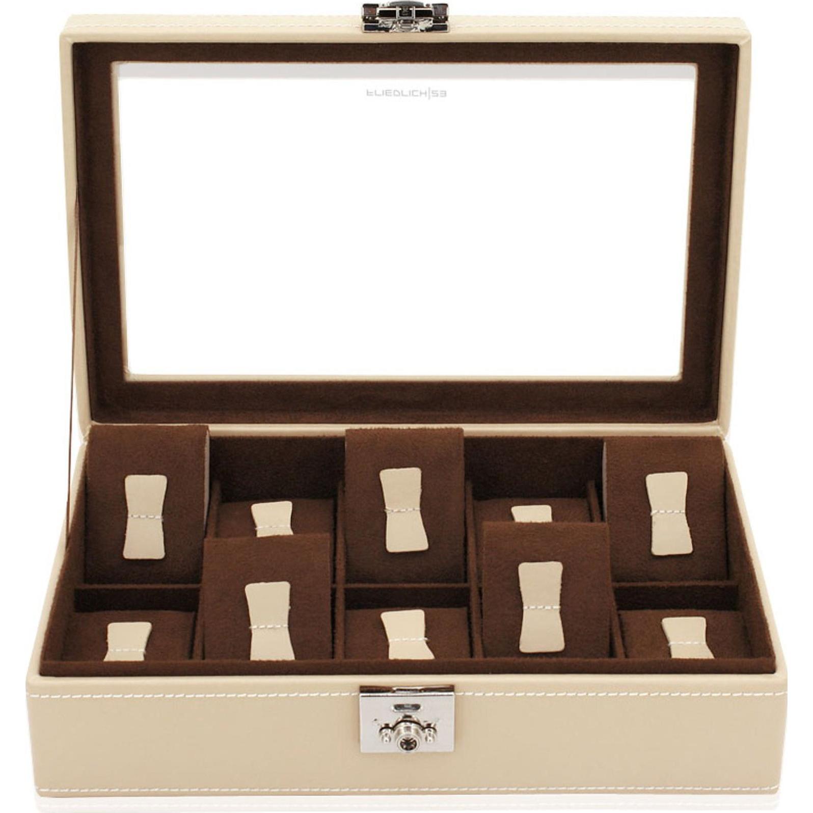 Thumbnail - Friedrich, Uhrenbox + Schmuckaufbewahrung, Cordoba, Braun, Beige