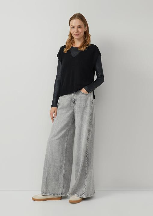 Immagine prodotto s.Oliver Strickpullunder Strickpullunder im Relaxed Fit mit Seitenschlitz (40)