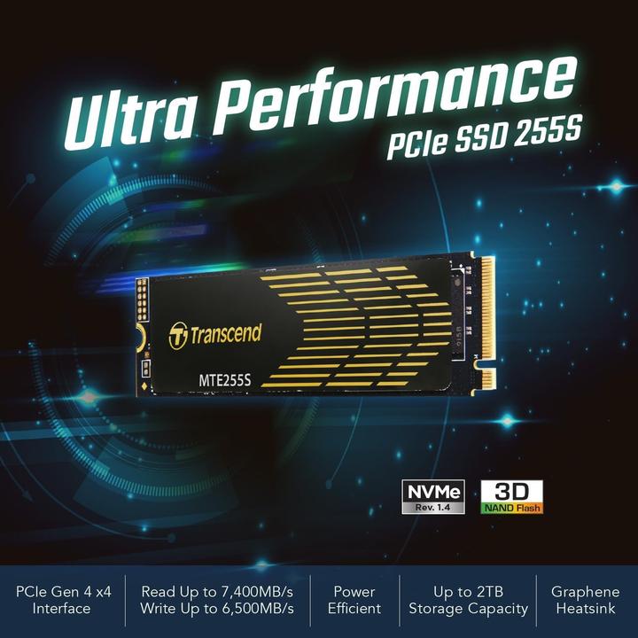 Produktbild Transcend MTE255S (2000 GB, M.2 2280)