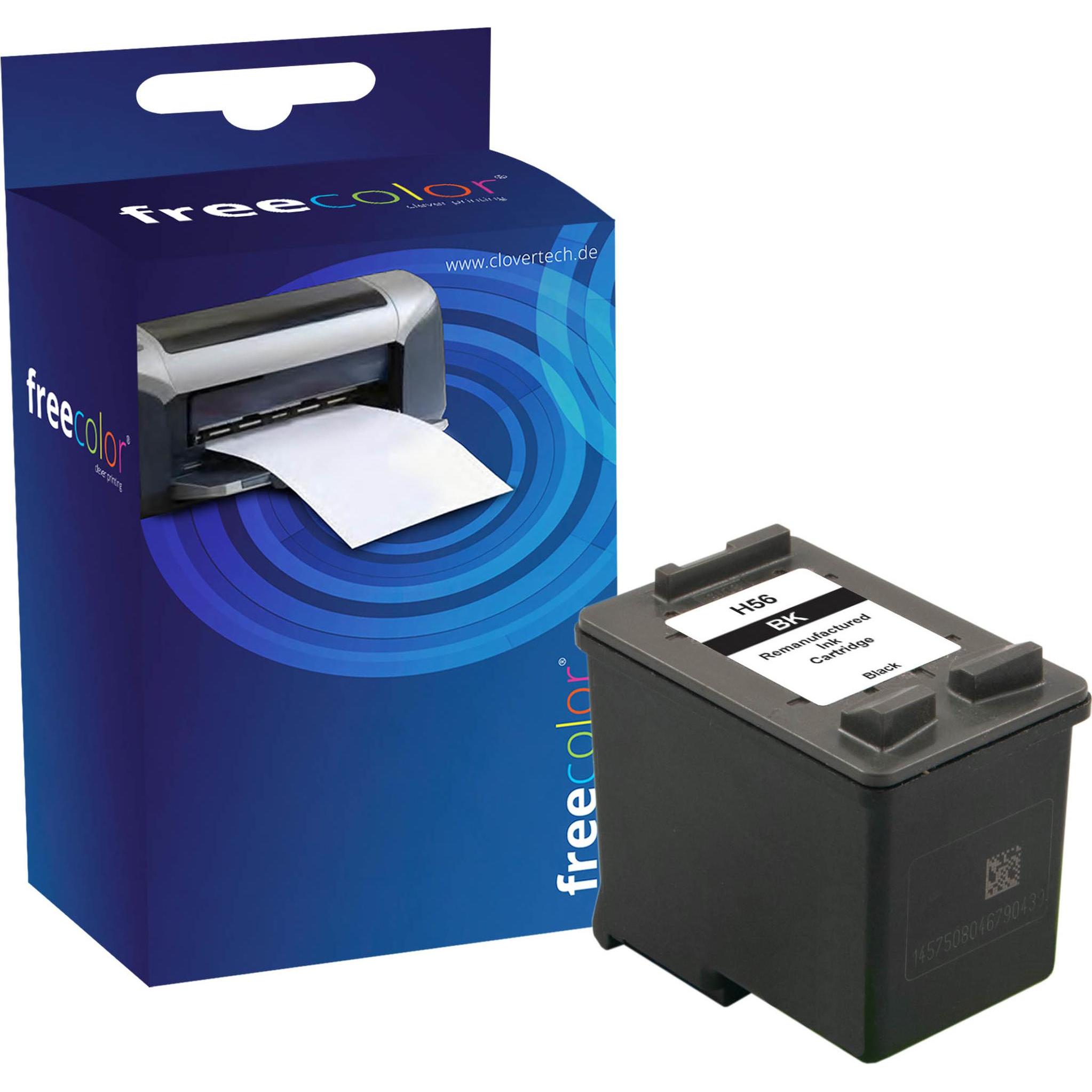 Freecolor, Druckerpatrone, Hp56a-Ink-Frc (BK)