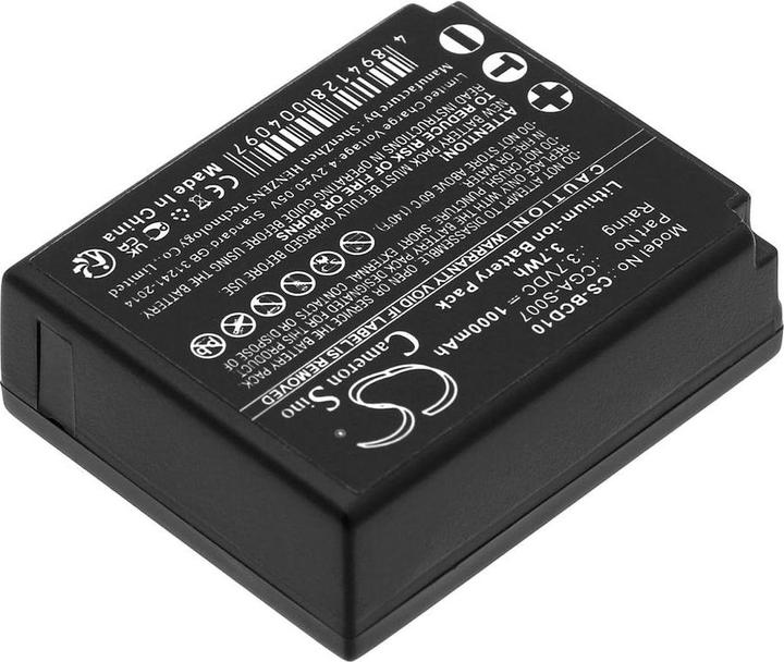 Produktbild GreenCell Camera Battery for Panasonic Lumix DMC-TZ1 DMC TZ2 - 3.7V - 1000mAh (Kamera Akku)