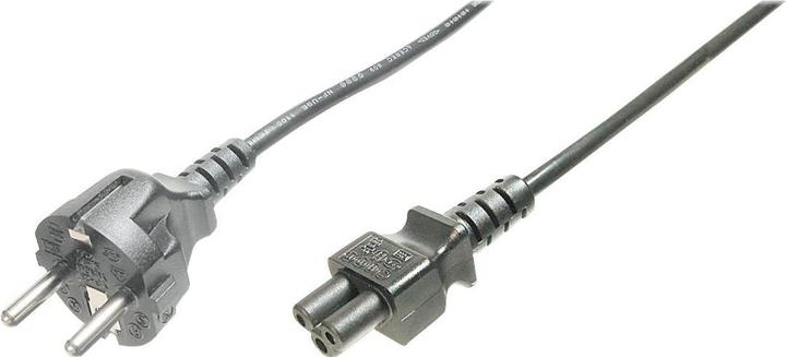 Actual product image Digitus ASSMANN power cable CEE 7/7 (type-F) - C5 St/Bu 1,2m H05VV-F3G 0,75qmm sw (1.20 m)