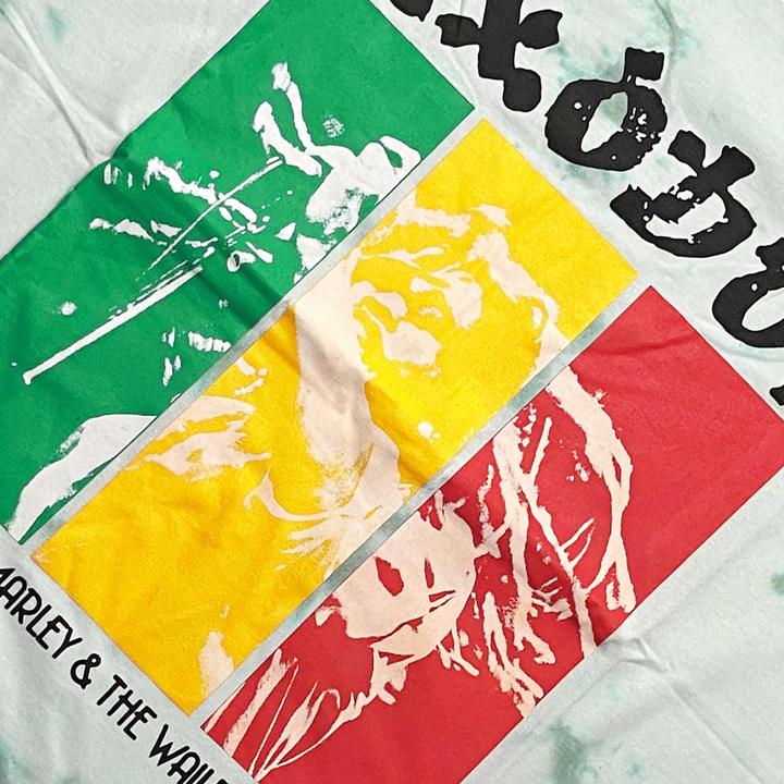 Immagine prodotto Bob Marley Maglietta Rasta Colours Tie Dye Unisex Adulto (L)
