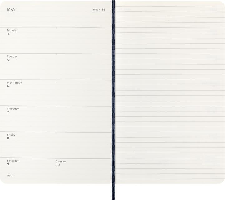 Actual product image Moleskine WONK 2026 LG SC Saphir (13 x 21 cm, English)
